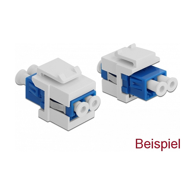Delock Keystone poklopac za optičke spojnice, bijeli, 10 komada-2