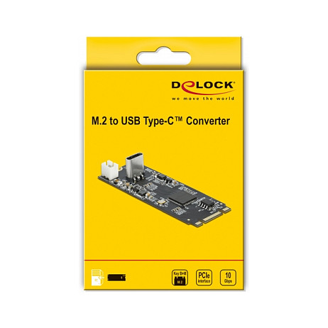 Konverter DELOCK M.2 Key B+M na USB 3.1 Type-C (63174)-2
