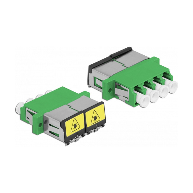 Optički adapter DELOCK LC Quad na LC Quad Singlemode zelena boja-1