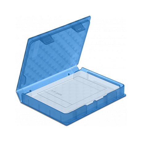 Zaštitna kutija DELOCK 18369 za 2.5″ HDD / SSD plava boja-2