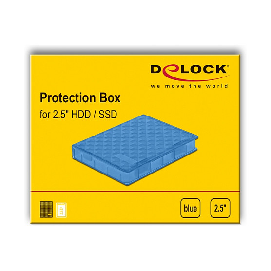 Zaštitna kutija DELOCK 18369 za 2.5″ HDD / SSD plava boja-3