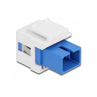 Delock Keystone modul sa SC Simplex spojnicom, bijeli/plavi