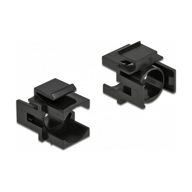 Delock Keystone poklopac, crni, D-tip 12.5mm, 4 komada