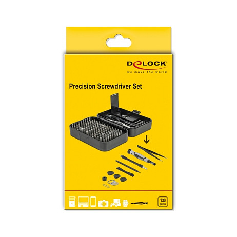 Set preciznih odvijača DELOCK 130-dijelni (64167)-5
