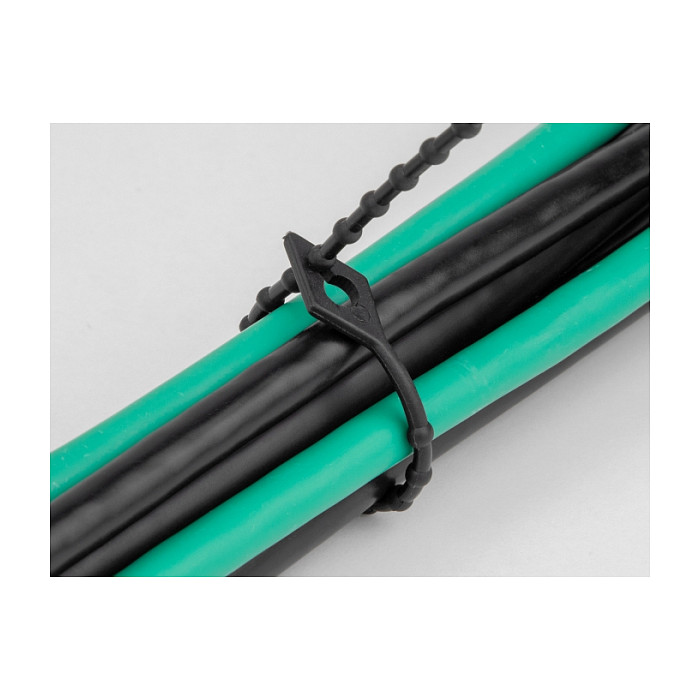 Vezice za kabele DELOCK višekratne 200 x 2.4 mm (100 komada) crna boja-2