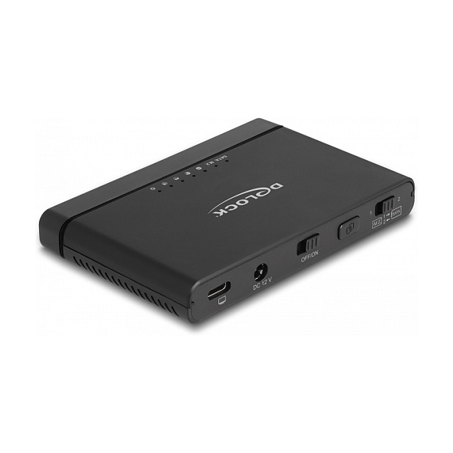 DELOCK USB-C konverter za M.2 NVMe i SATA diskove s funkcijom kloniranja (64190)
