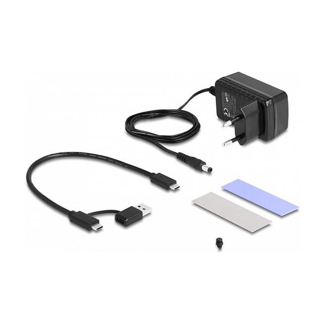 DELOCK USB-C konverter za M.2 NVMe i SATA diskove s funkcijom kloniranja (64190)-1
