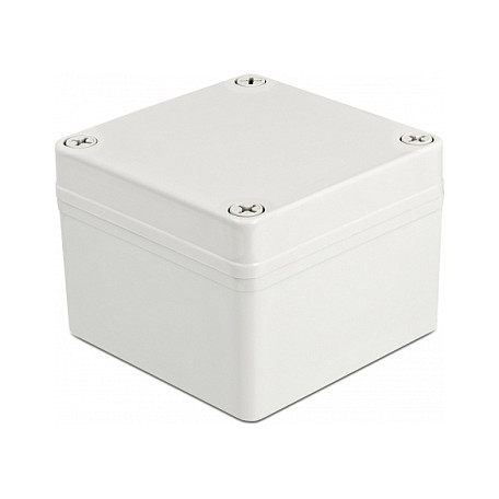 Instalacijsko kućište DELOCK IP65 vodootporno 100 x 100 x 75 mm siva boja-0