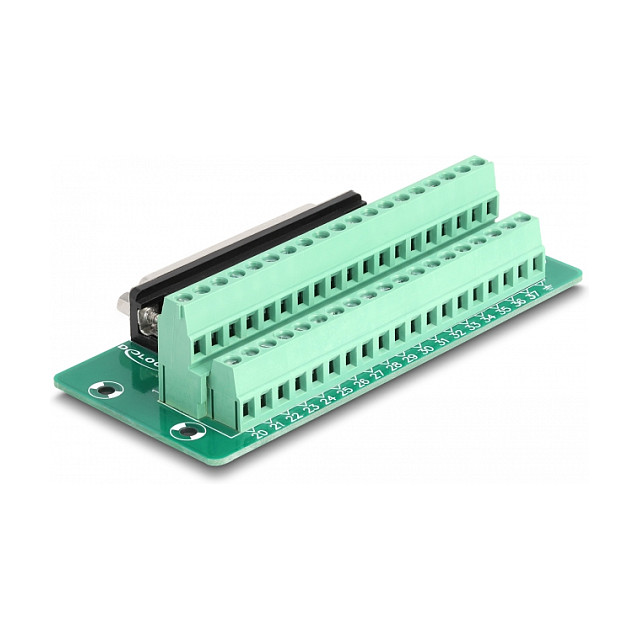 Delock Adapter D-Sub 37-pinski (Ž) na Terminal Block za DIN šinu-1
