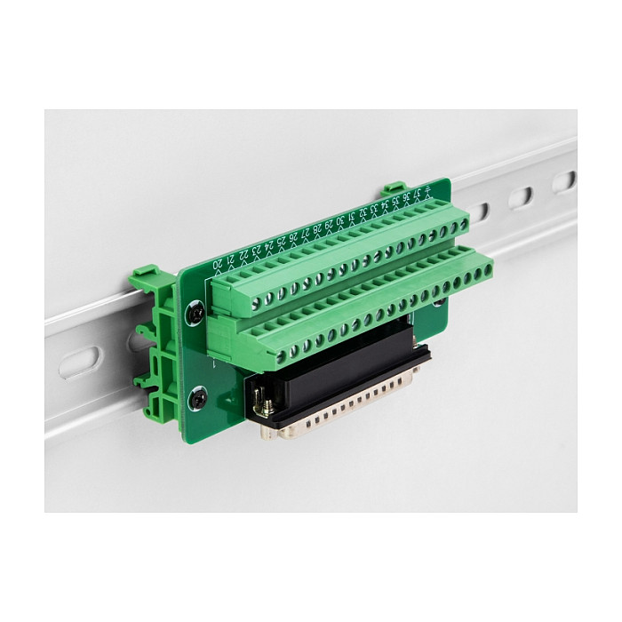 Delock Adapter D-Sub 37-pinski (Ž) na Terminal Block za DIN šinu-3