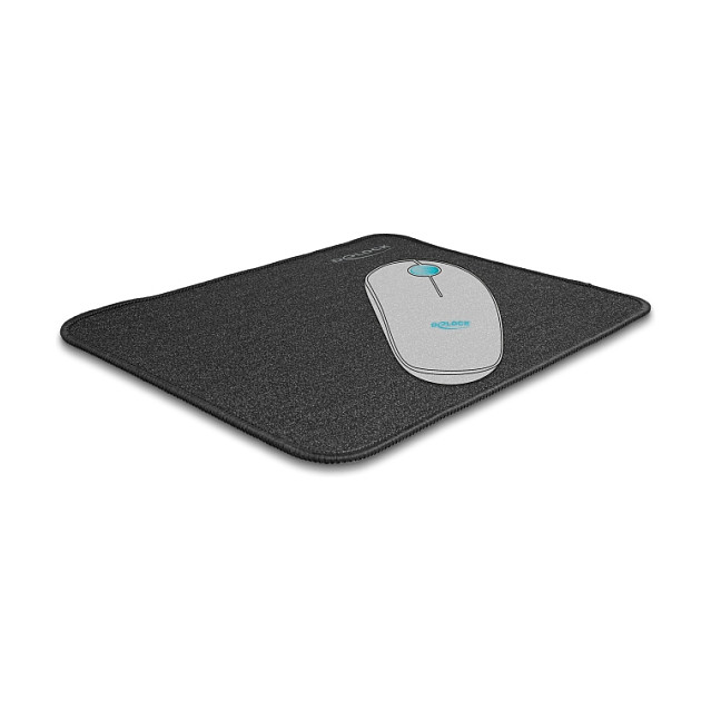 Podloga za miš DELOCK Glitter crna 300 x 245 mm-2