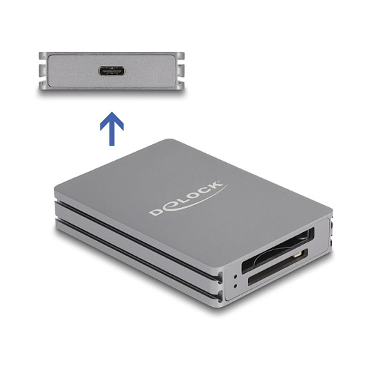 Čitač kartica DELOCK 91011 USB-C za SD i CFexpress Type B (USB 3.2 Gen 2)-1