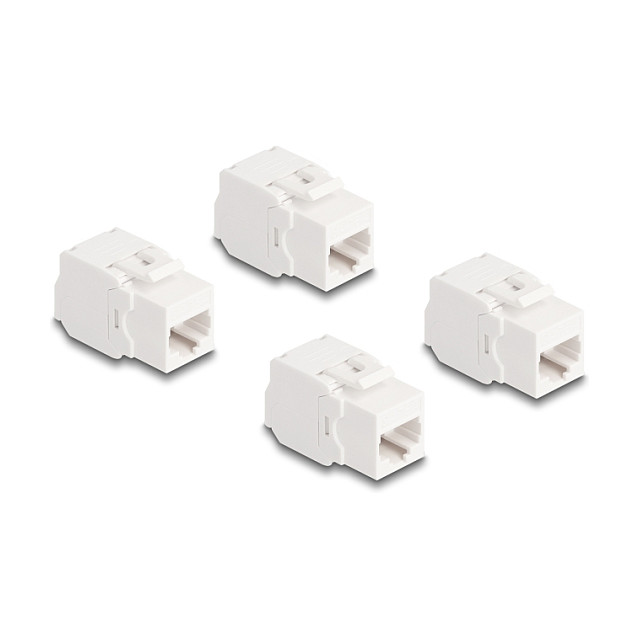DELOCK Keystone Modul RJ45 (ž) Cat.6A UTP, 4 komada