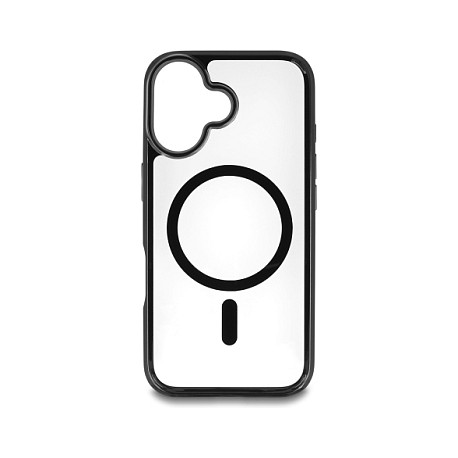 Maska DELOCK za iPhone 16 MagSafe prozirno-crna-0