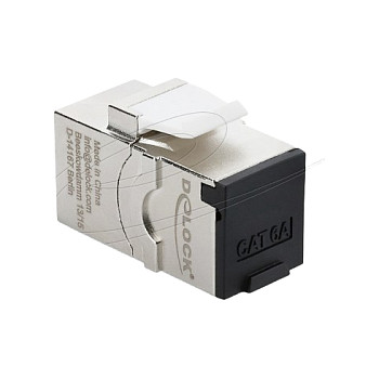 Delock Keystone Modul RJ45 (Ž) na RJ45 (Ž) Cat.6A s poklopcem za prašinu