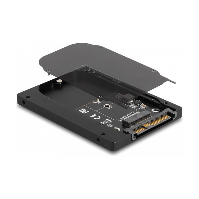 Konverter DELOCK 2.5" U.2 SFF-8639 na M.2 NVMe Key M, 7 mm