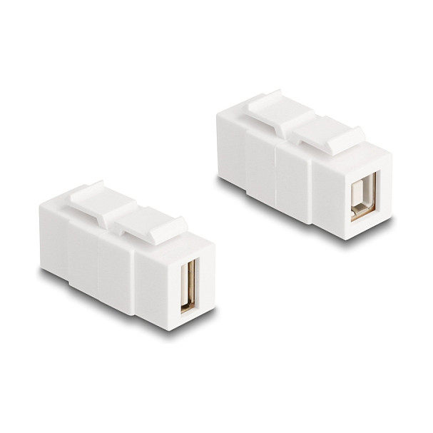 Delock Keystone Modul USB-A na USB-B, bijeli