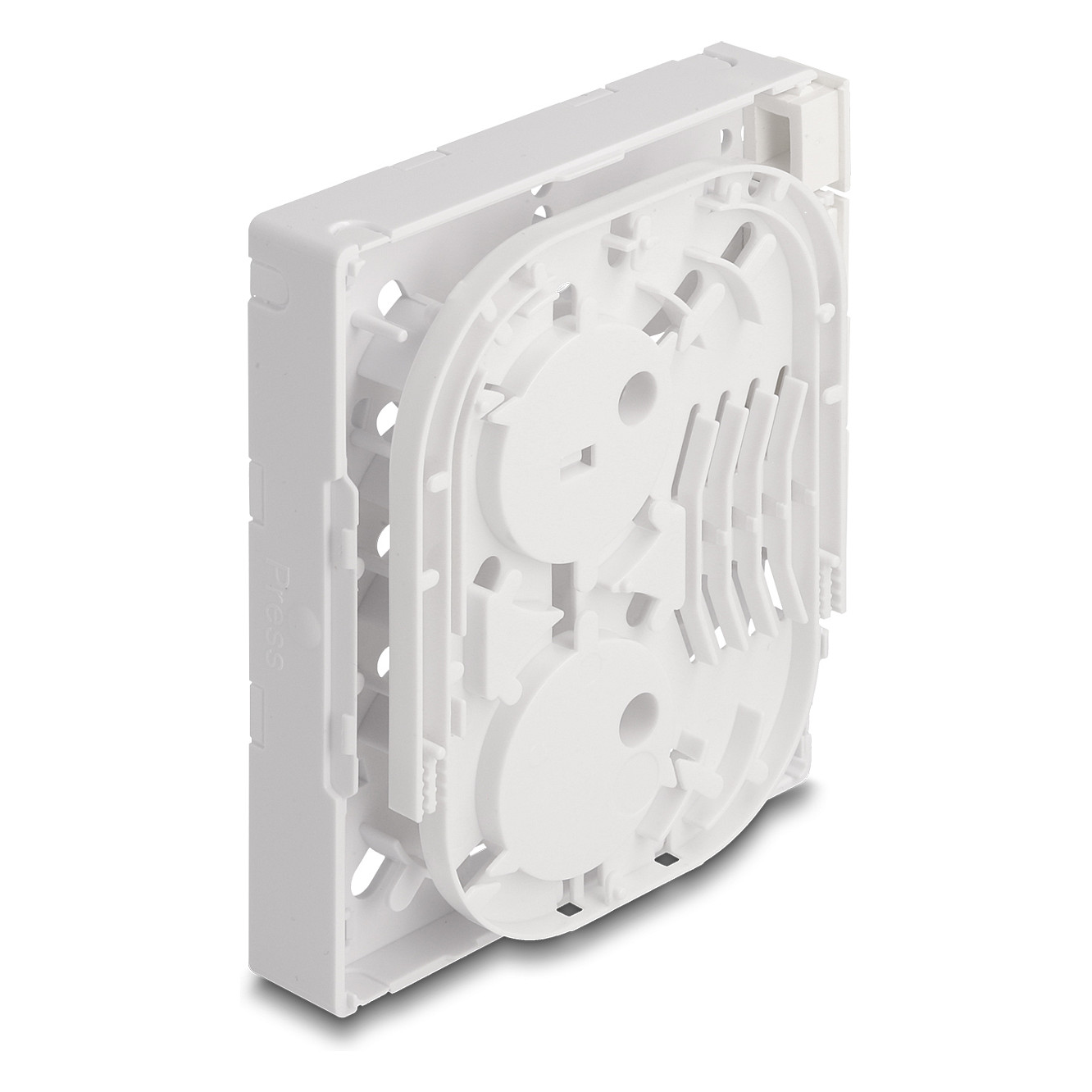 Zidna optička kutija DELOCK FTTH za 4x SC Simplex / LC Duplex, bijela boja