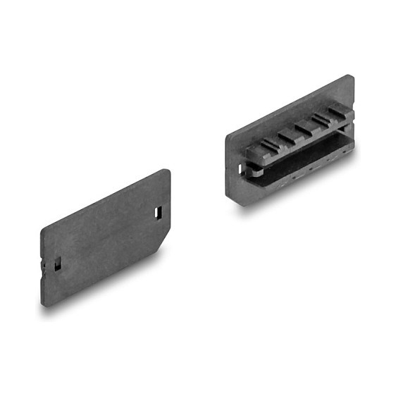 Zaštitni poklopci DELOCK za USB Type-E priključak, 10 komada, crna boja