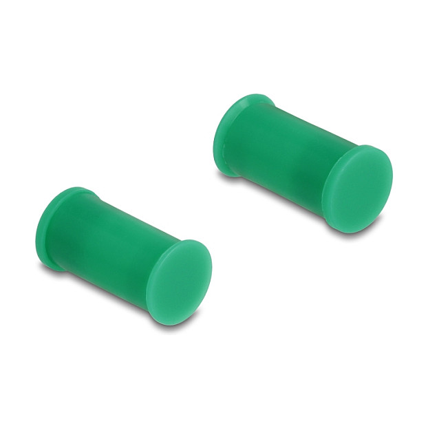 Set zaštitnih poklopaca DELOCK za DL4 konektore (10 komada, zelena boja)