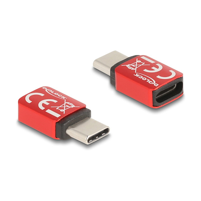 Adapter DELOCK 60689 USB-C Data Blocker, 240W-0