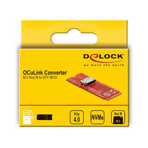 Konverter DELOCK M.2 Key M na OCuLink SFF-8612 - 64106-2