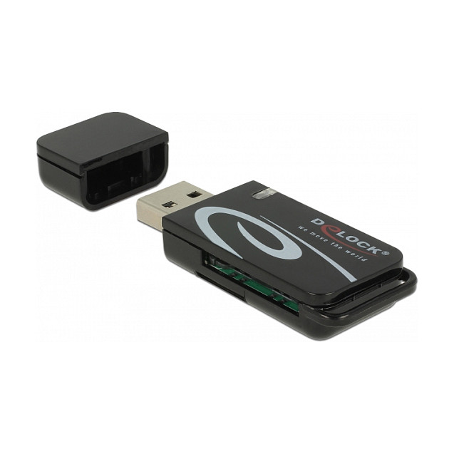 Čitač kartica DELOCK Mini USB 2.0 za SD i Micro SD (91602)