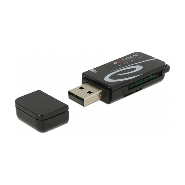 Čitač kartica DELOCK Mini USB 2.0 za SD i Micro SD (91602)-1