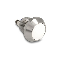 Tipkalo DELOCK za ugradnju 12 mm bijela boja (22035)