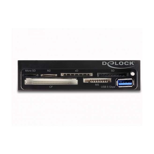 Čitač kartica DELOCK 3.5" SuperSpeed USB, 6 utora + 1x USB Type-A-1