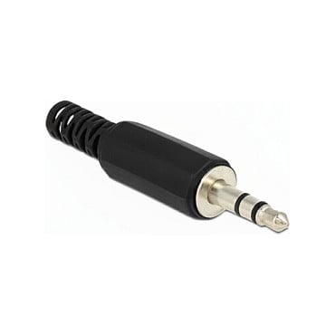 Audio konektor DELOCK 3.5mm stereo muški (3-pinski, za lemljenje) - 65534-0