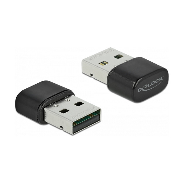 Delock Dual-Band WLAN AC433 + Bluetooth 4.2 USB Adapter-0