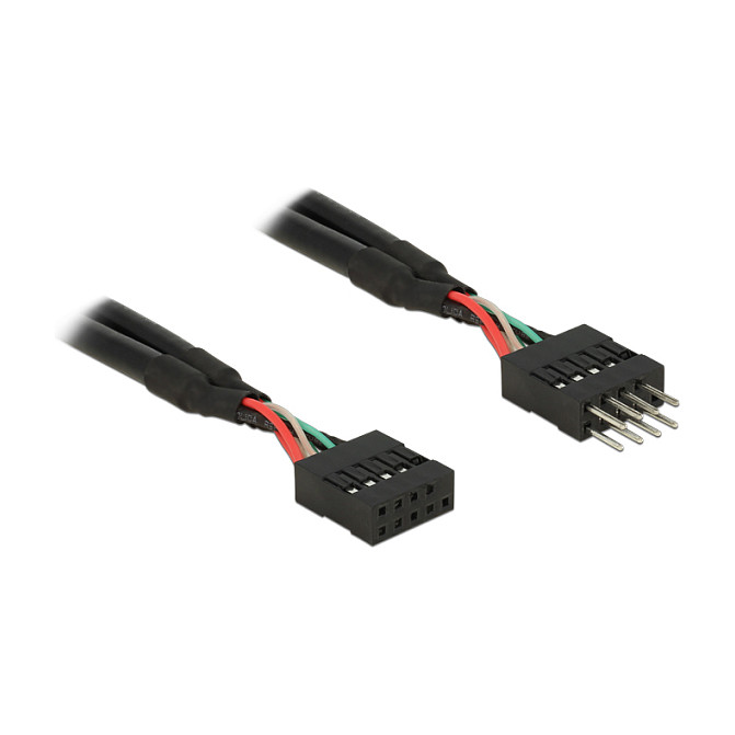 DELOCK interni USB 2.0 produžni kabel 10-pinski, 10 cm-0
