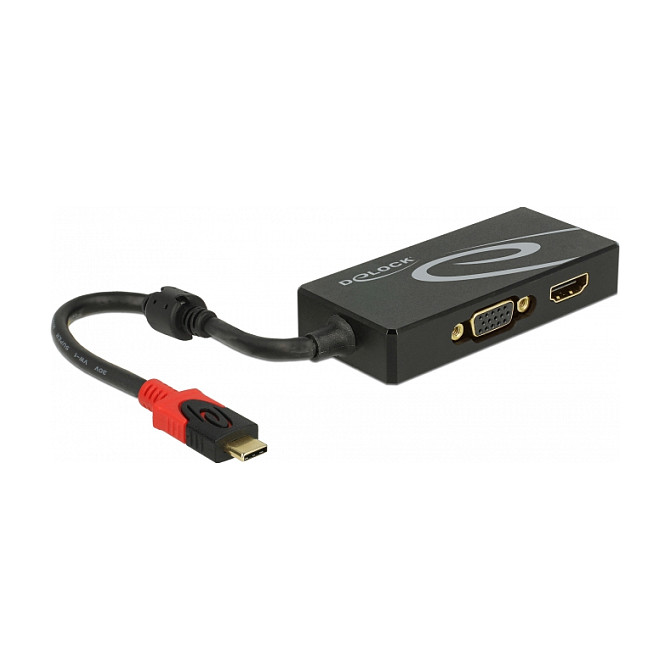 Adapter DELOCK USB-C na HDMI / VGA (DP Alt Mode) 87730-1