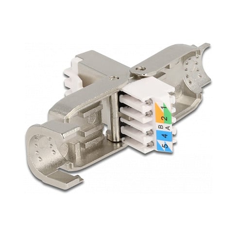 Mrežni konektor DELOCK RJ45 Cat.6A STP (montaža bez alata)-1