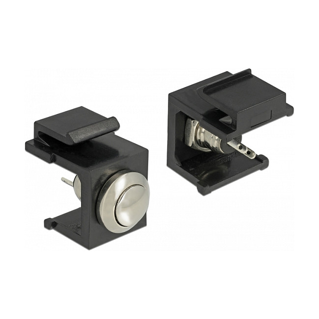 Delock Keystone Modul 86402 - Tipkalo, Crno