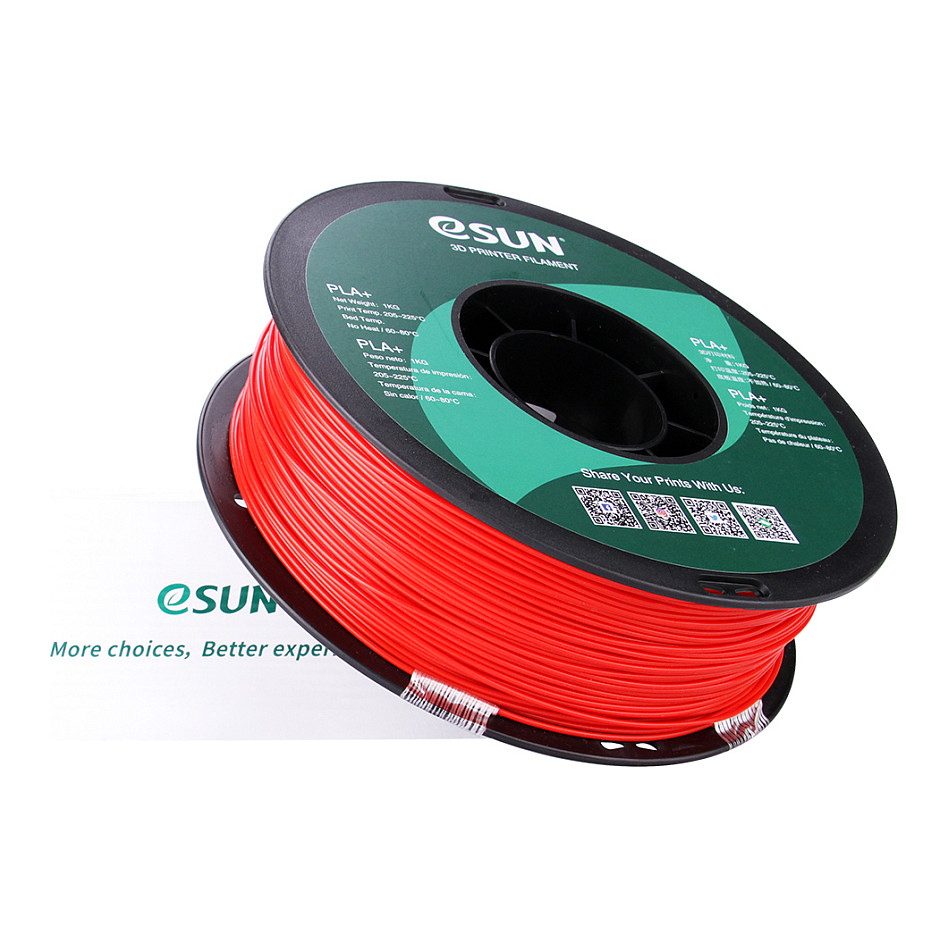 Filament za 3D printer ESUN PLA+ 1.75mm (1kg) crvena boja-7