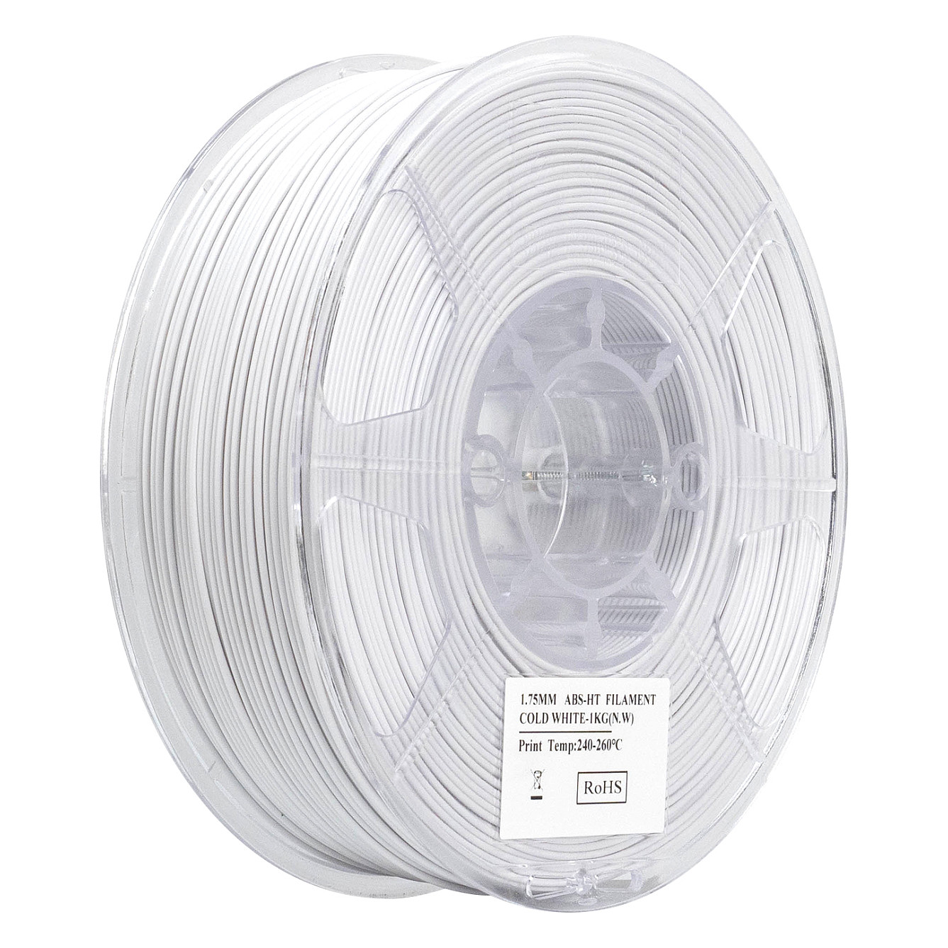 Filament za 3D printer ESUN eABS-HT 1.75 mm (1 kg) hladno bijela boja-0