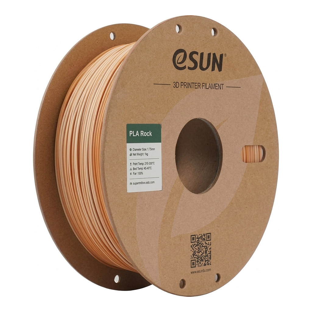 Filament za 3D printer ESUN PLA-Rock 1.75mm 1kg (Sandstone izgled)-0