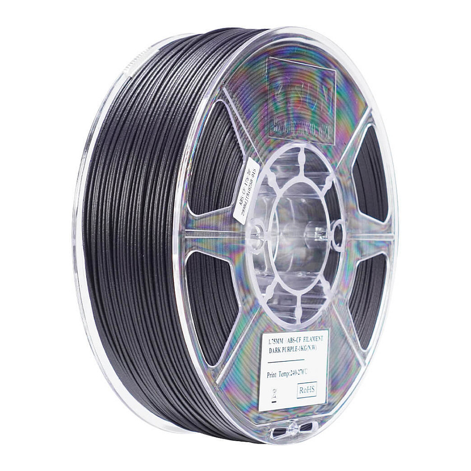 Filament za 3D printer ESUN eABS-CF 1.75mm (1kg), tamno ljubičasta boja-0
