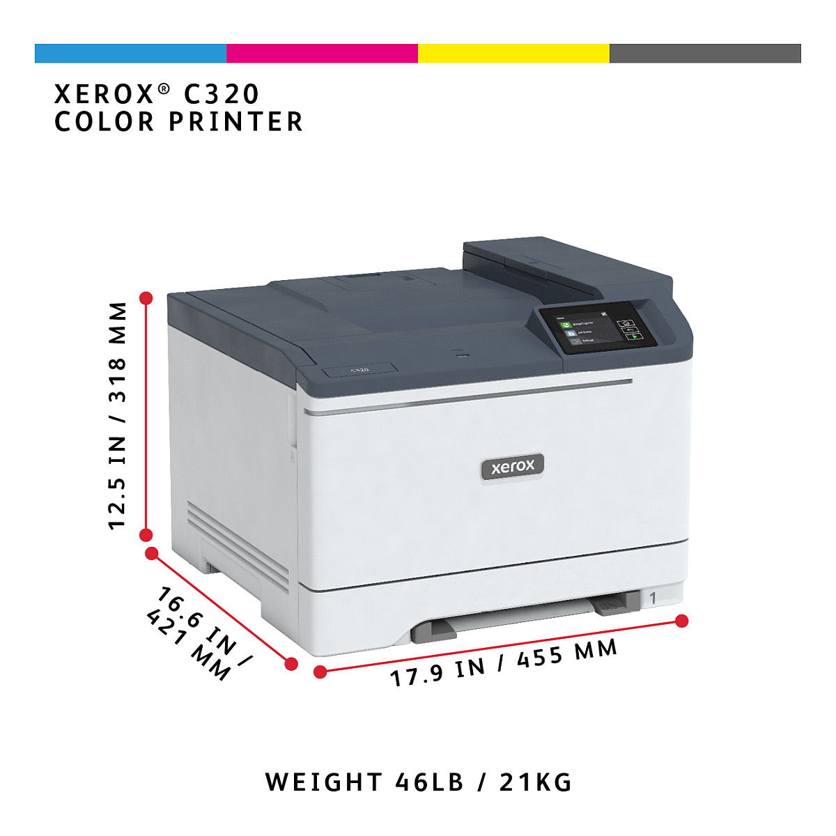 Printer XEROX C320 (laserski, u boji, A4, 33 ppm, duplex, Wi-Fi, Ethernet)-5