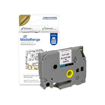 Traka za printer naljepnica MEDIARANGE MRINK111 zamjenska za Brother TZe-231 (12mm)-0