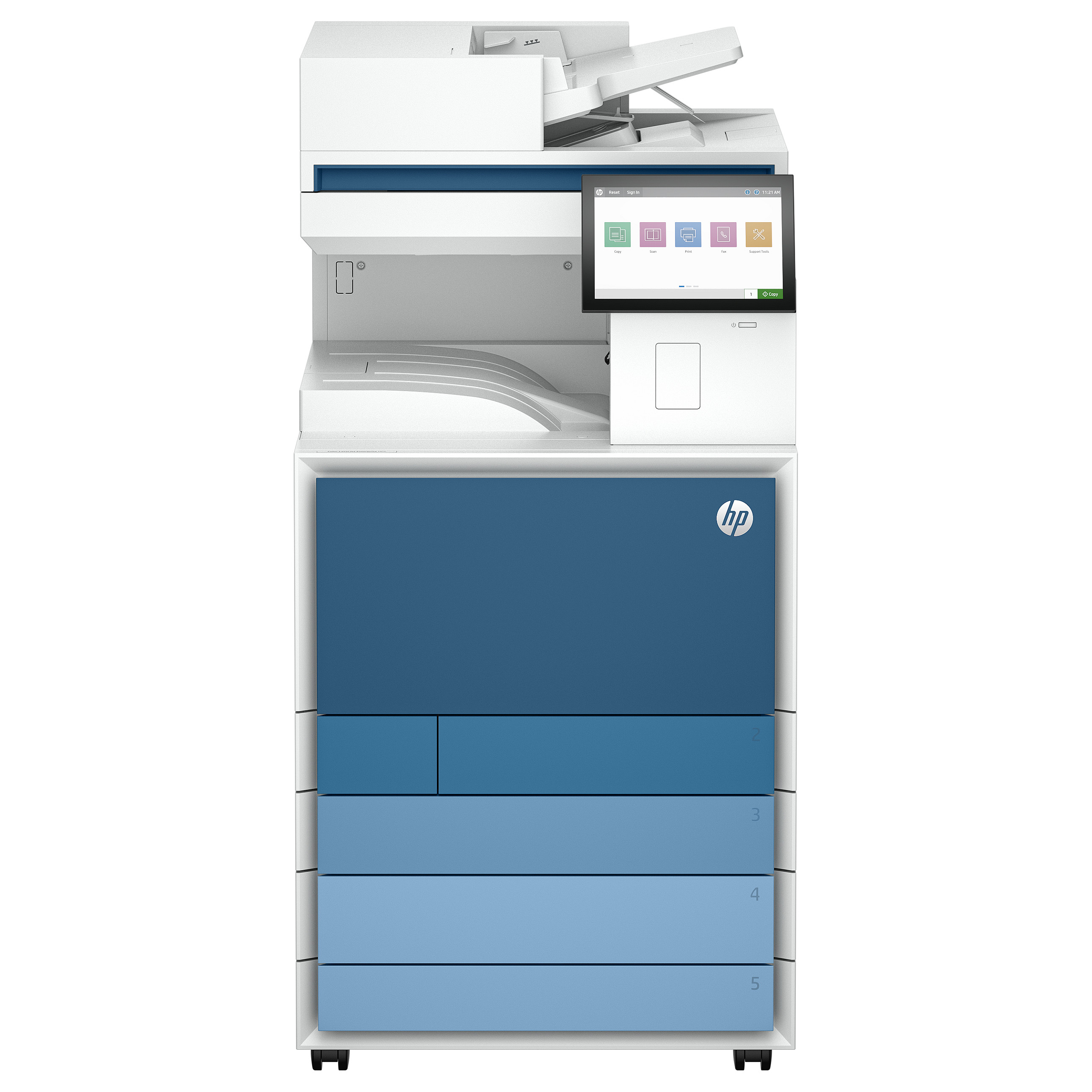 L HP LaserJet Enterprise MFP 8801dn - Multifunktionsdrucker - Farbe - Laser - A3-0