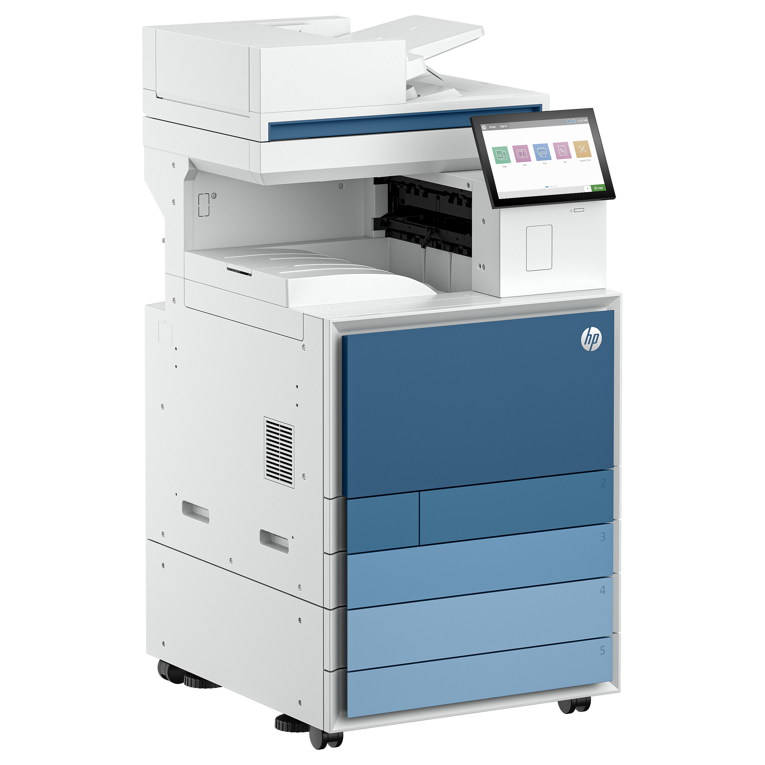 L HP LaserJet Enterprise MFP 8801dn - Multifunktionsdrucker - Farbe - Laser - A3-1