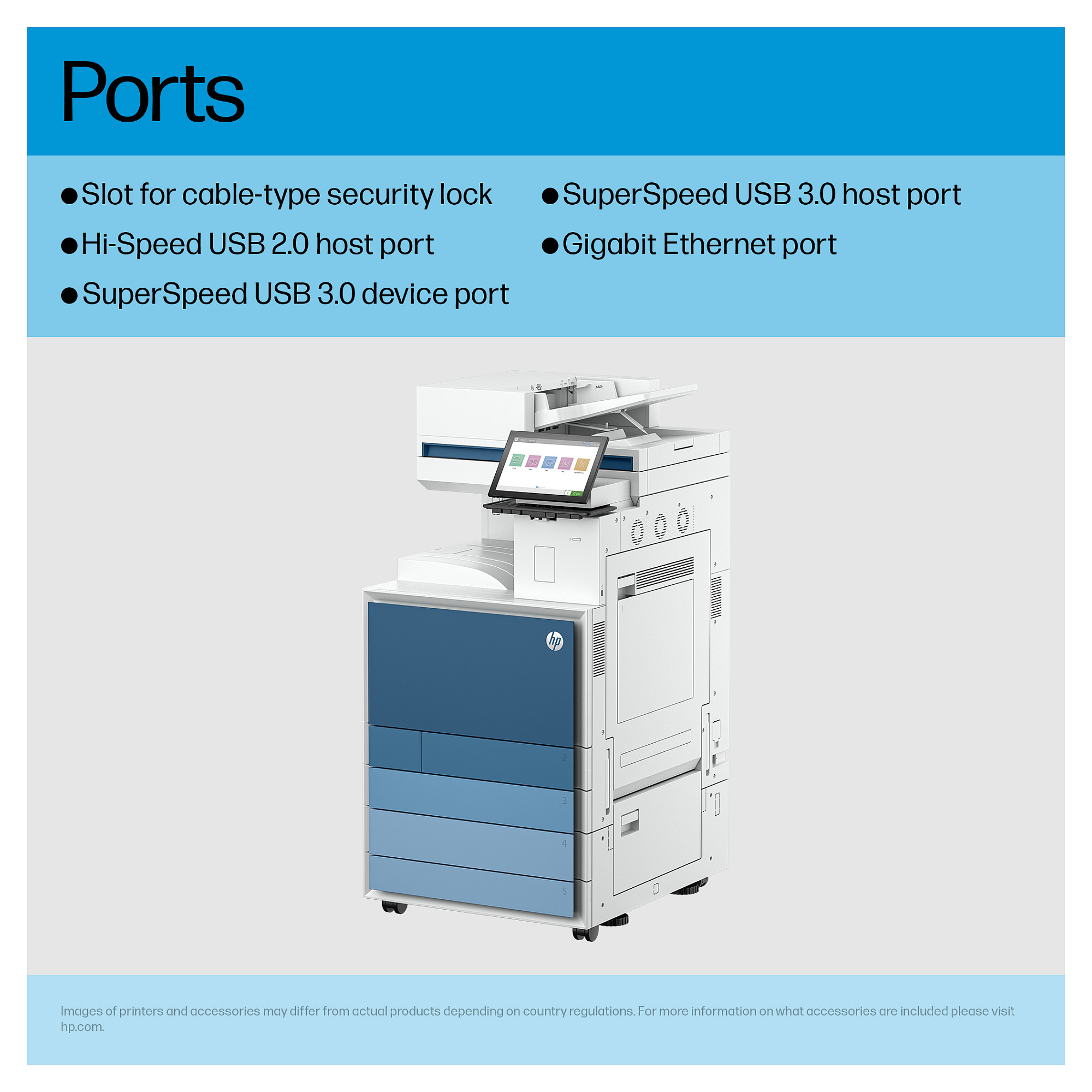 Multifunkcijski printer HP LaserJet Enterprise Flow MFP 8801z (laserski, u boji, ispis/kopiranje/skeniranje, A3)-5