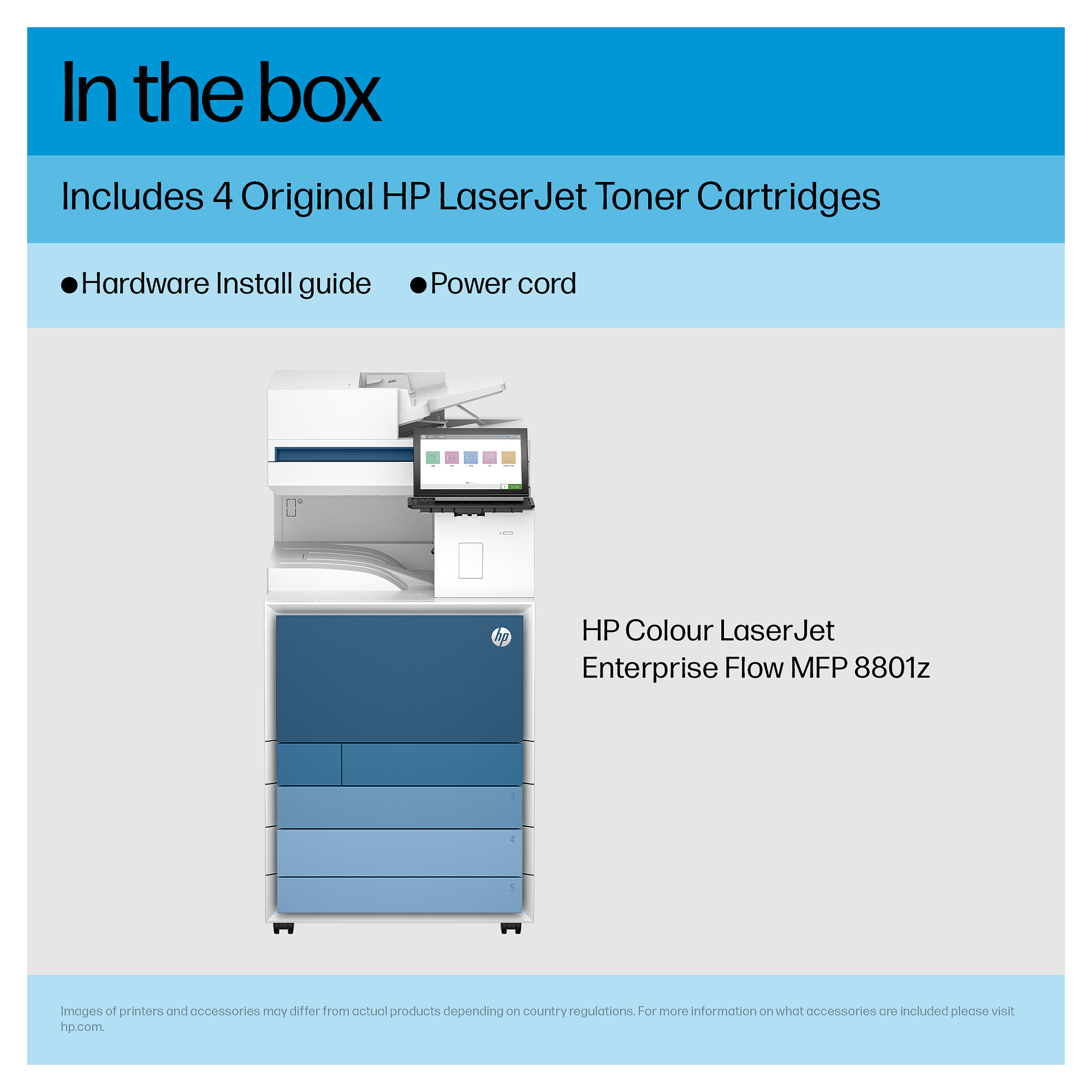 Multifunkcijski printer HP LaserJet Enterprise Flow MFP 8801z (laserski, u boji, ispis/kopiranje/skeniranje, A3)-7