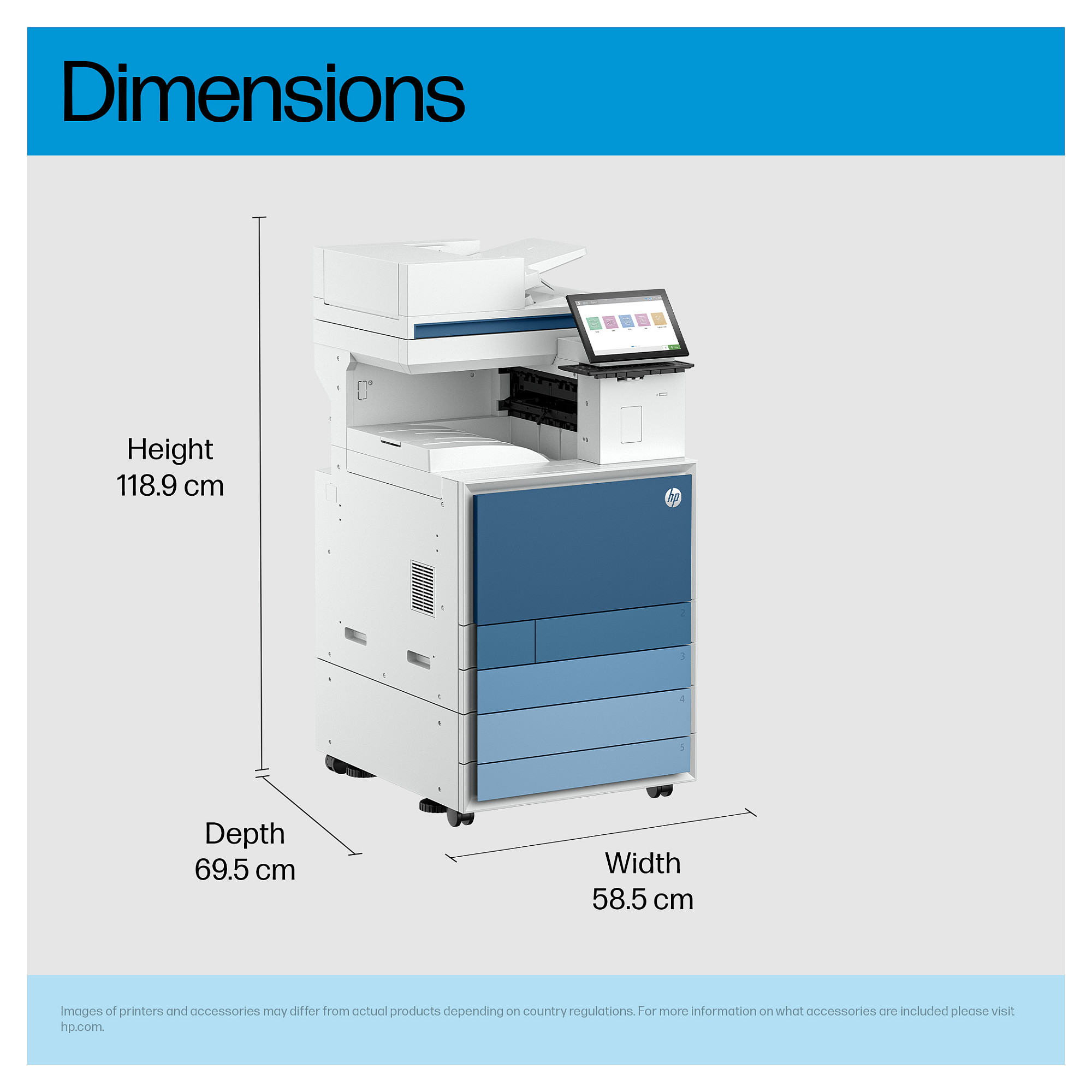 Multifunkcijski printer HP LaserJet Enterprise Flow MFP 8801z (laserski, u boji, ispis/kopiranje/skeniranje, A3)-8