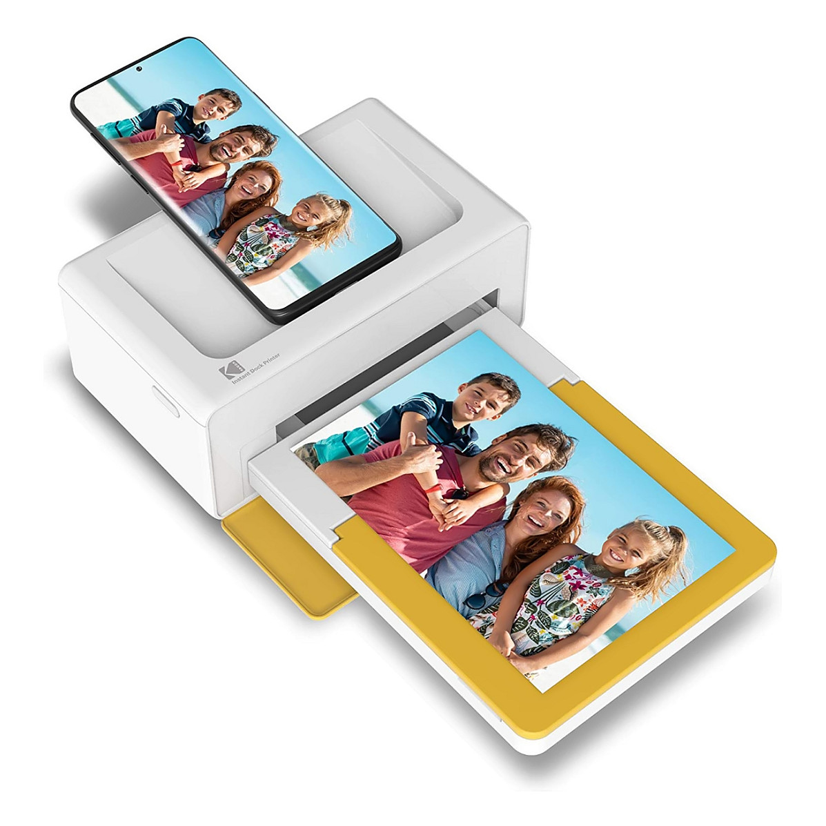Printer KODAK PD460 Dock Plus (termalni foto printer, 10x15 cm, Bluetooth, žuta boja)-2