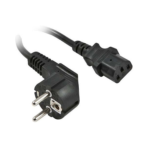 Strujni kabel SYNERGY 21 Schuko na C13, 3m, crna boja-0