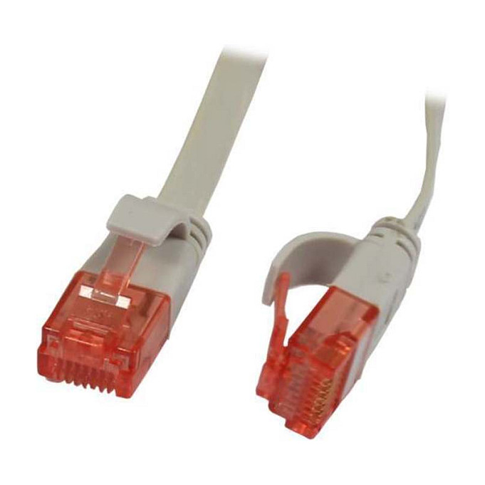 Plosnati mrežni kabel SYNERGY 21 CAT6 UTP, 5m, siva boja-0
